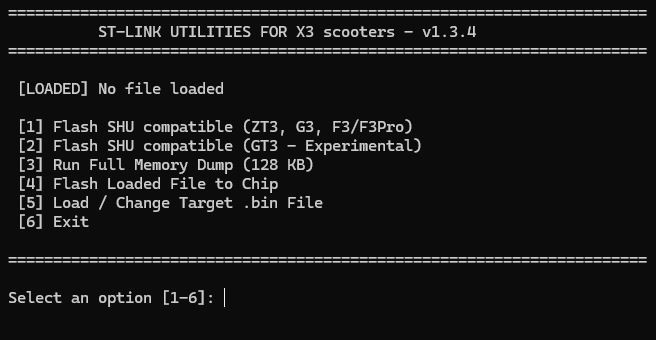 CLI Menu